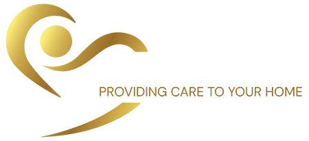 heart of gold home care Logo Gold White